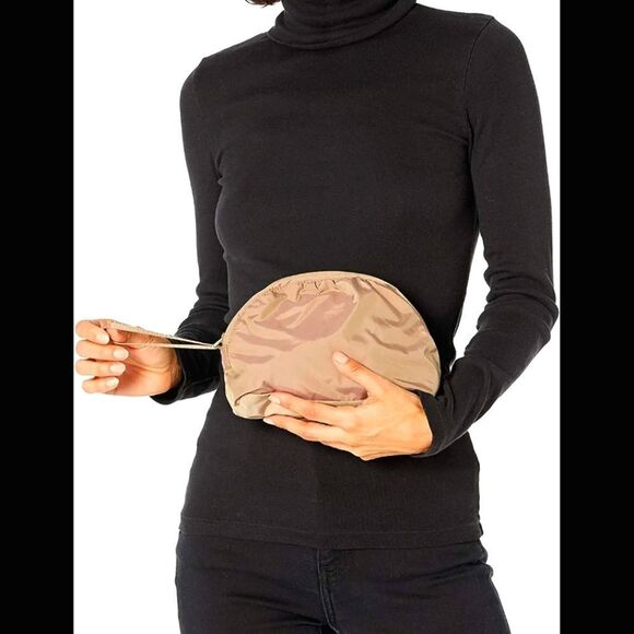 Cole Haan Women's Packable Hooded Rain Jacket with Bow Size PXS New Without Tags - Picture 4 of 15